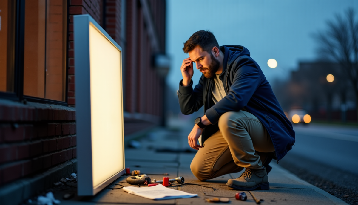 Les 7 erreurs à éviter lors de l&rsquo;installation d&rsquo;une enseigne lumineuse